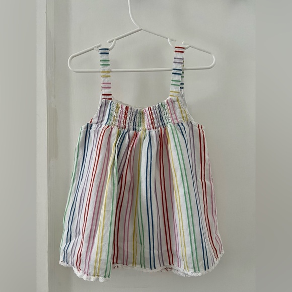 Mini Biden tank top. Multi color, striped. - Picture 2 of 2